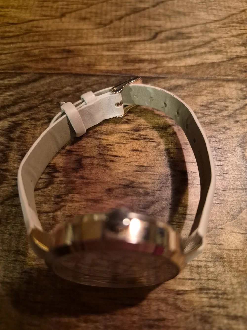Women's Fashion Leather Strap Watch - Blush Pink